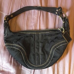 Coach Black Black Shoulder Bag